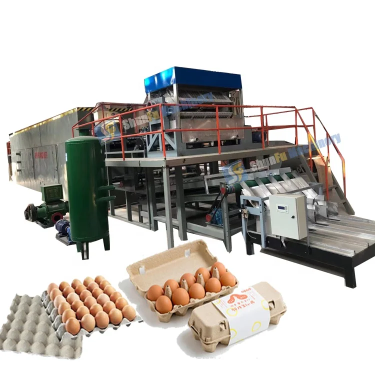 Turkey / Nanya automatic paper egg tray packaging machine factory price