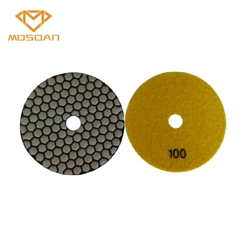 125mm Premium Quality Dry Diamond Flexible Polishing Pads for Stone Marble Granite