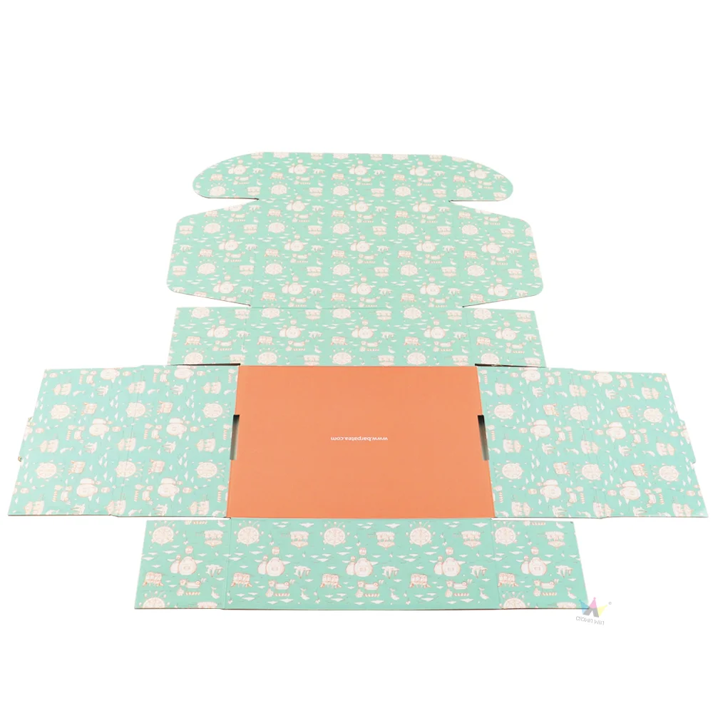 Wholesale Custom Printed Unique Display Corrugated Shipping Boxes Custom Logo Clothing Mailer Box Packaging Design