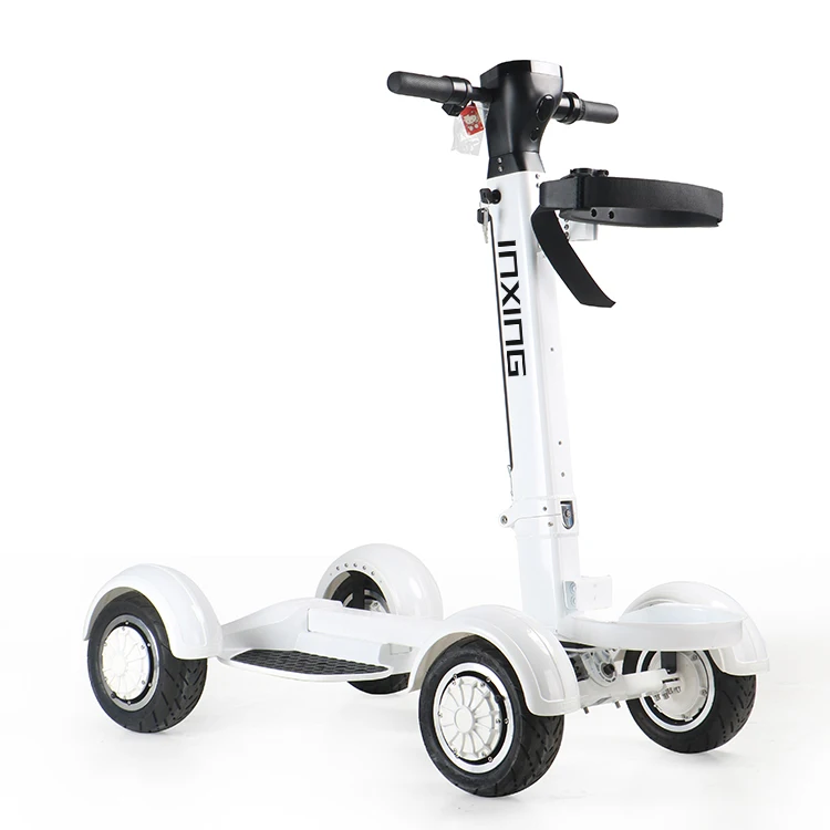 2021 New style Hot INXING 4 Wheel Golf Skateboard S6 Stand up Golf Electric Cart with Removable Handle
