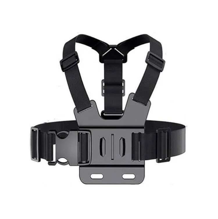 Adjustable Chest Strap Mount Elastic Chest Harness Action Camera Body Belt Shoulder Strap with Quick Release Mount for Go Pro