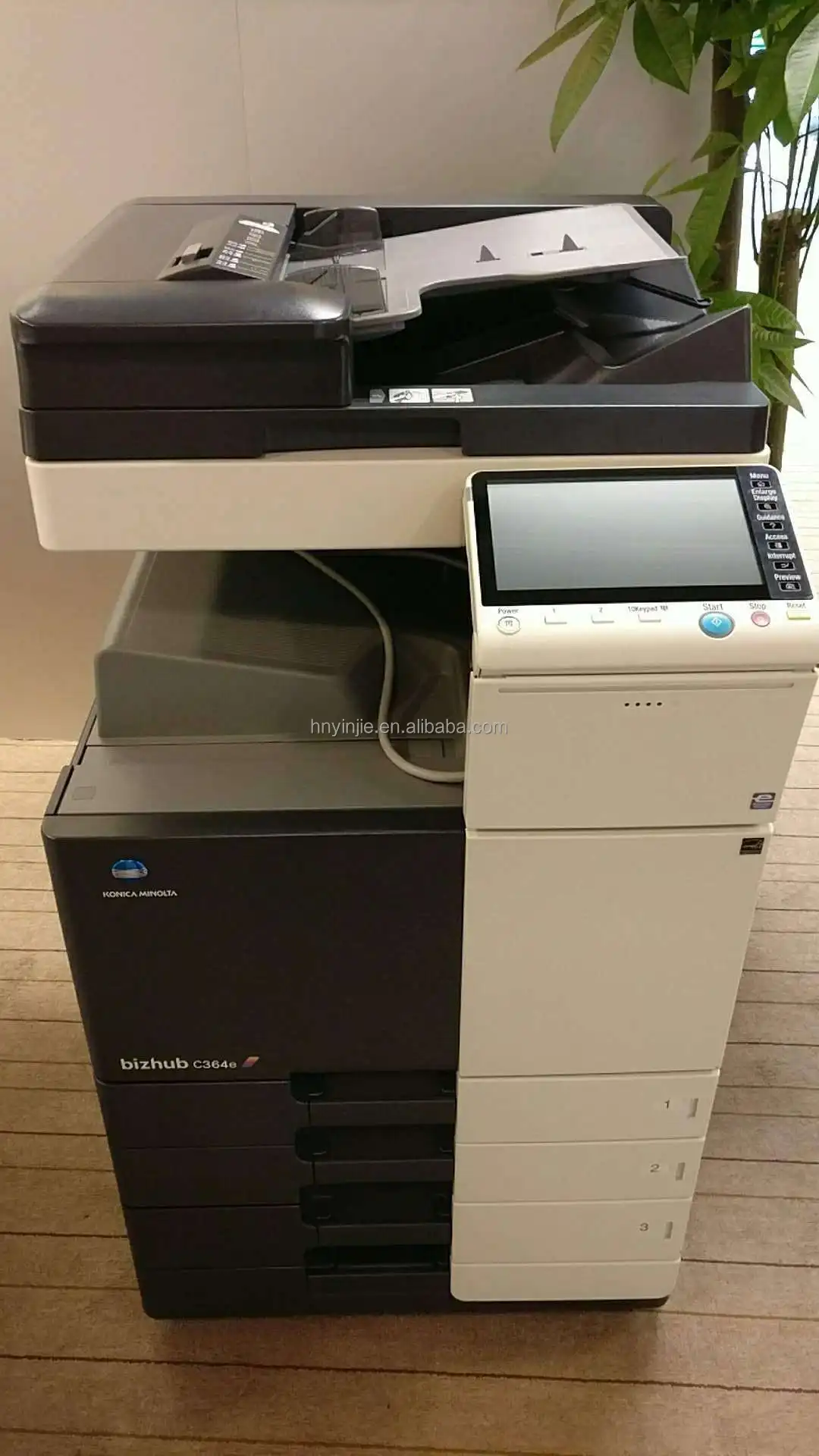 3 in 1 Color Laser Printer Used Photocopier Machine for Konica Minolta BH C364 364e Digital Copier Printer Scanner