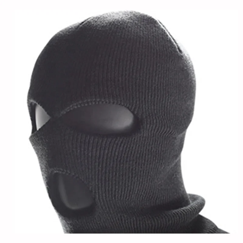 Wholesale Custom Logo Designers Knit Full Face Cover Ski Mask 3 Hole Balaclava