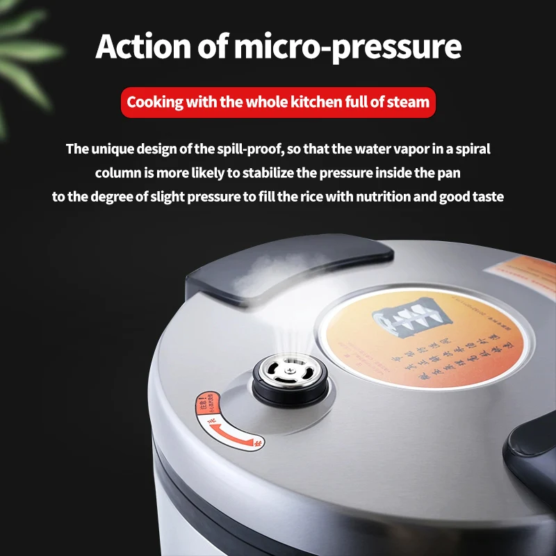 10L Big Size Electric Rice Cooker Big Size Commercial Rice Cooker Deluxe Rice Cooker 3d Heating Keep Warm Function
