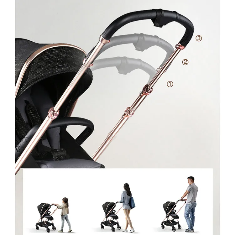 High Quality Materials super big canopy baby jogger travel stroller pram