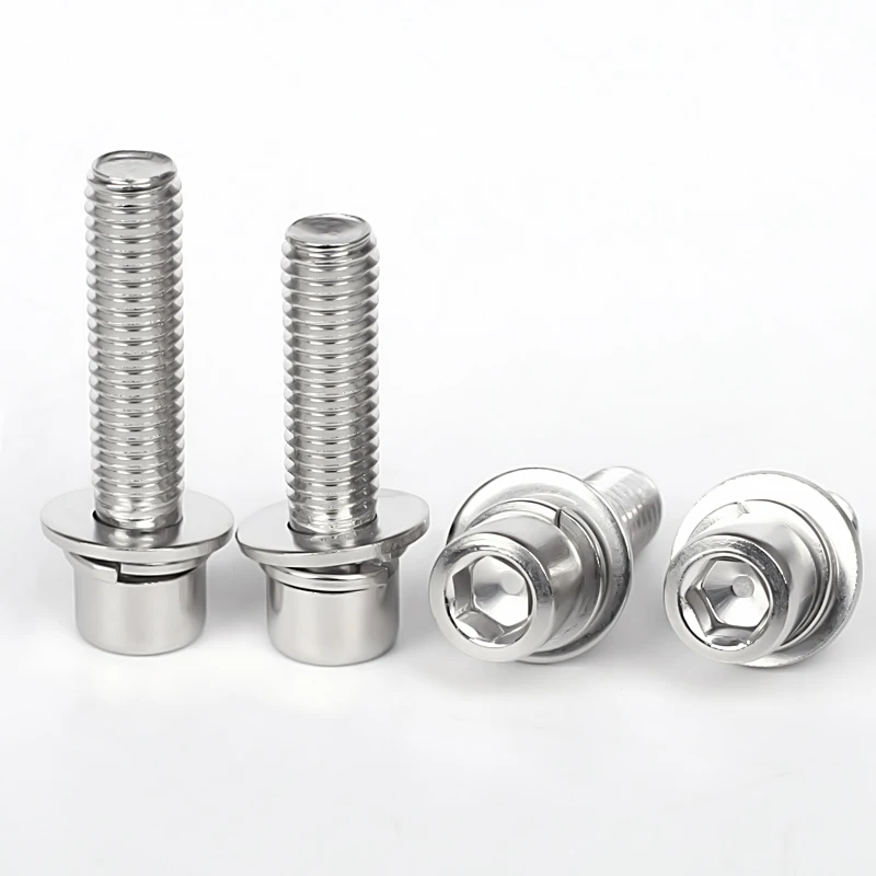 Шестигранная головка DIN GB из нержавеющей стали болт и гайка шайба комбинация