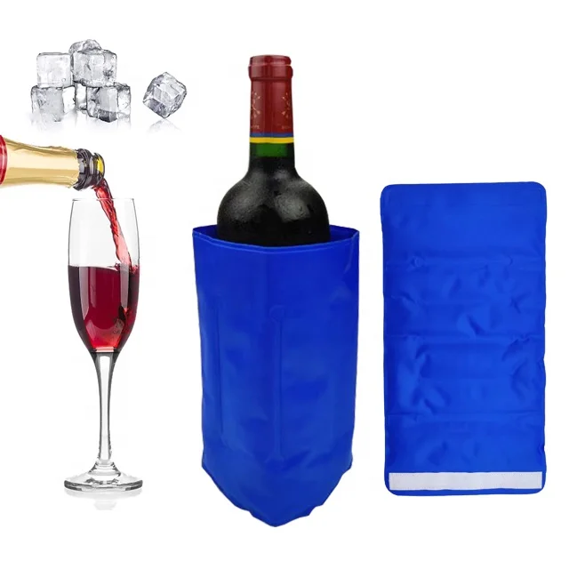 Gel Wine Cooler Sleeve  Freezable  Coolers for Wine Ice Bottle Cooler