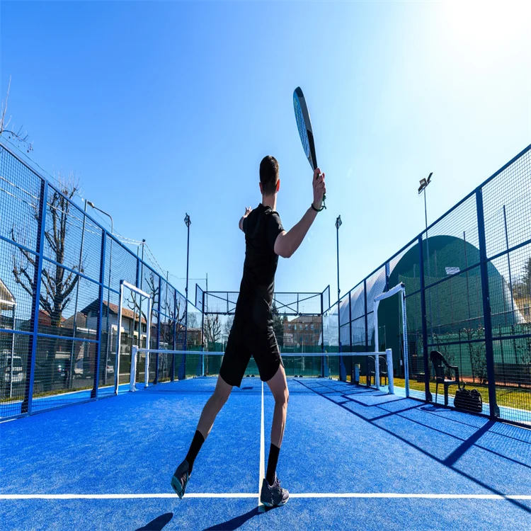 Factory good quality padel court casual sports padel tennis court