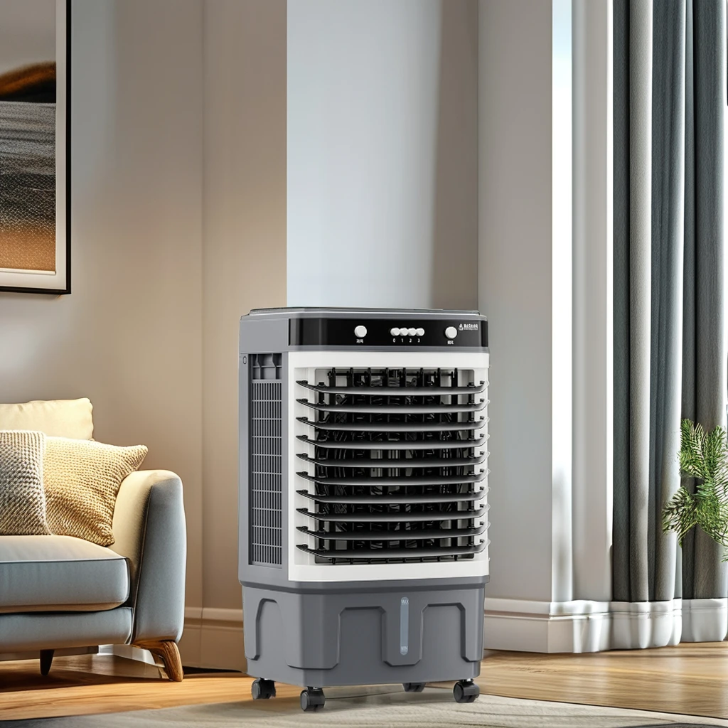 Portable Electric AC for Outdoor Use Energy Efficient 220V/50HZ Low Noise 30L Air Cooler with Free Spare Parts