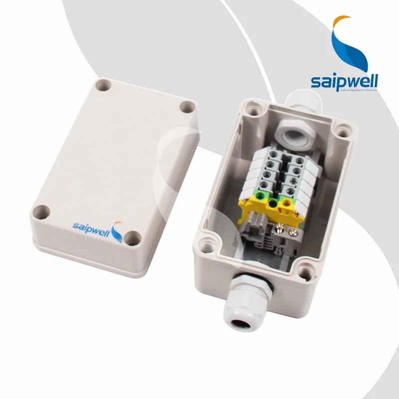 SAIPWELL SWU-0813-1-5 waterproof ABS plastic 5 way UK terminal switch box
