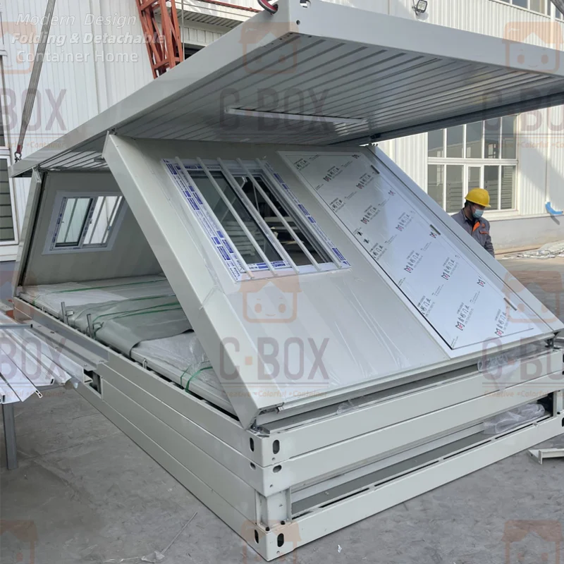 Customized Container Automatic Welding Prefab Container Mini House For Shopping Center Street