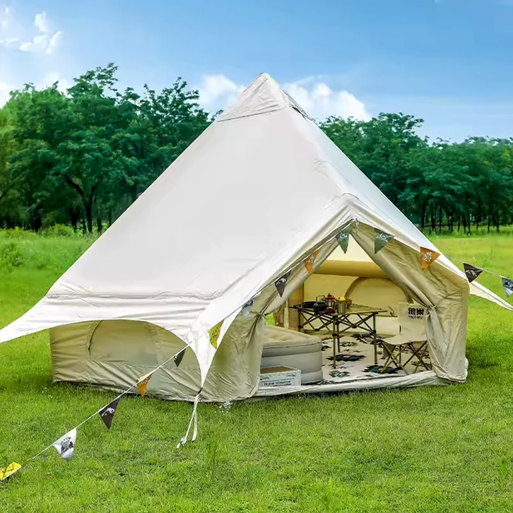 Newest Design Customized Air Inflatable Cabin Tent For Outdoor Camping Waterproof Ti[pi Tent