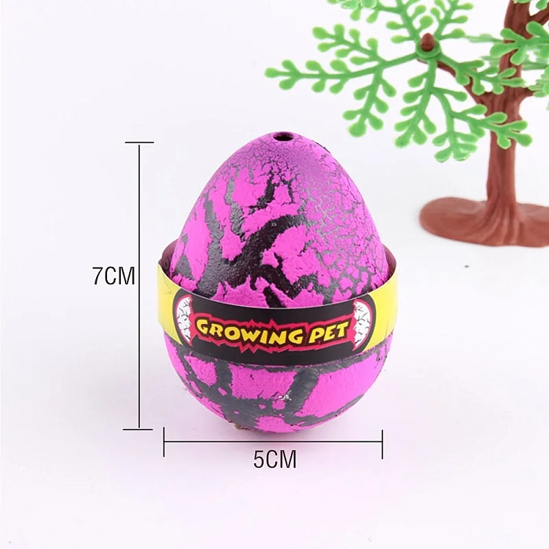 Dinosaur Eggs Hatching In Water Large Size Water Growing Animal Eggs Dinosaur Grow Egg Novelty Educational Toy Kids Gift