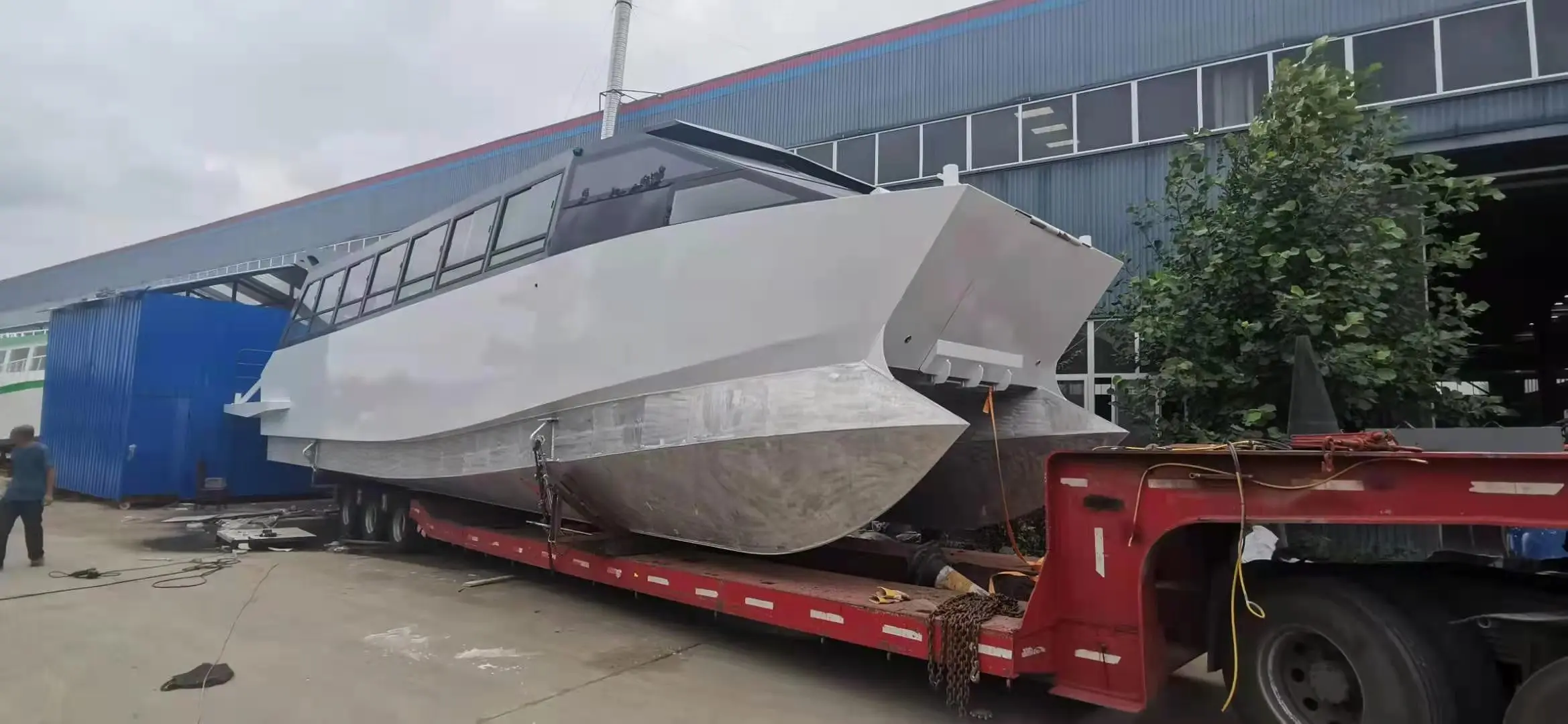 Лодка Allsealion 15X4 5 м алюминиевый катамаран пассажирский пассажирские катера туристическая лодка
