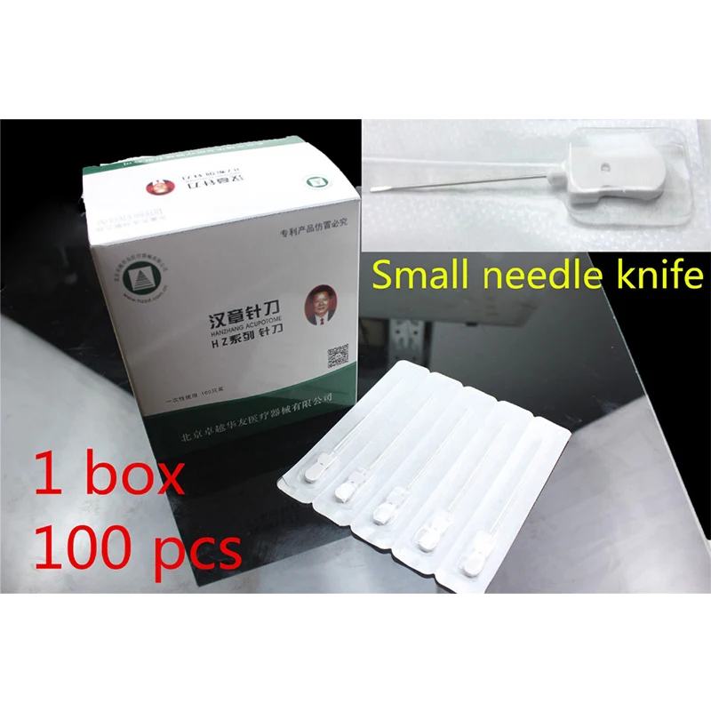 chinese medical sterile Disposable Small needle knife Blade needle acupoint Acupuncture needle Flat scalp Reduce weight Slimming