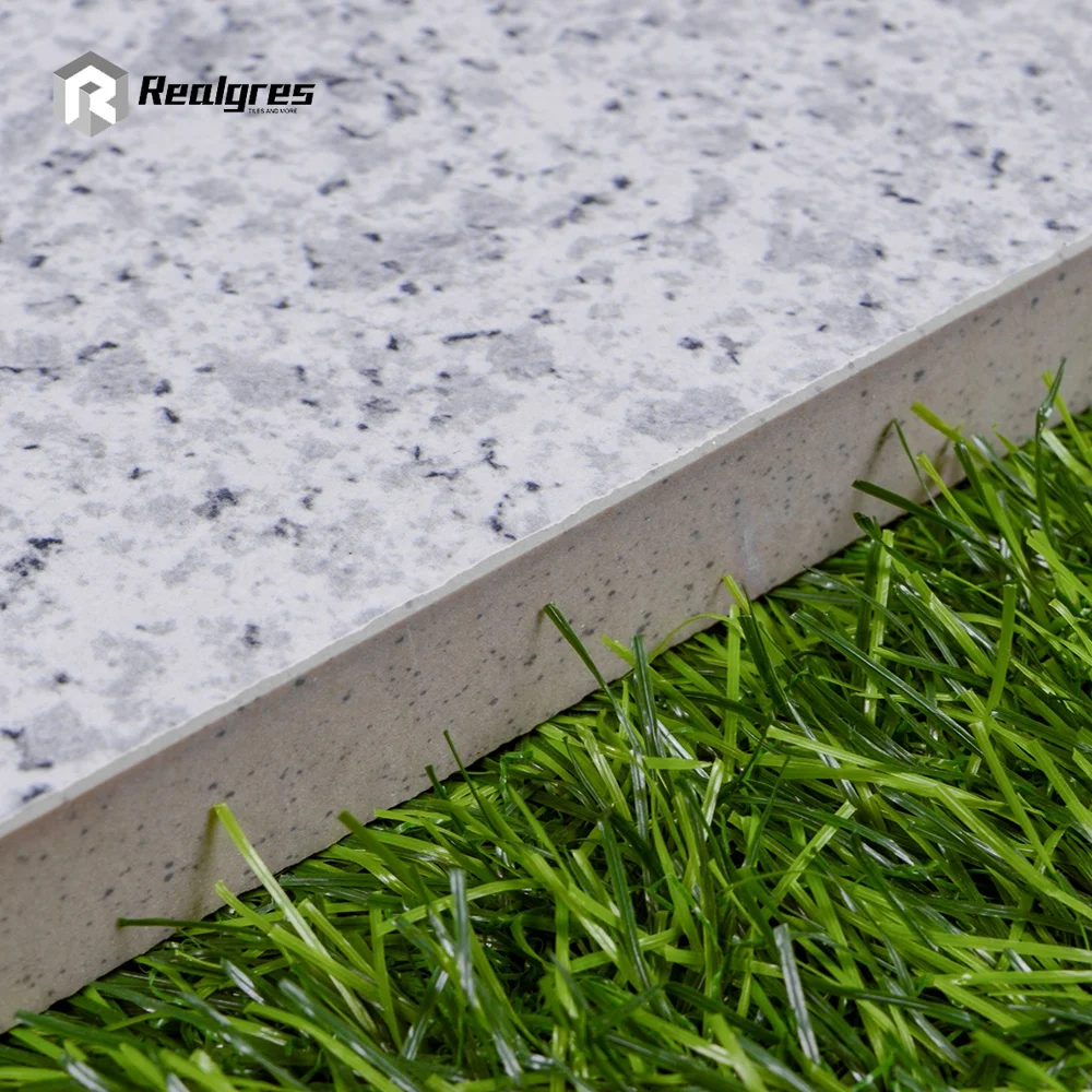 60x60 Full Body Rustic Rough White Granite 2cm Parking Porcelain Floor Tile