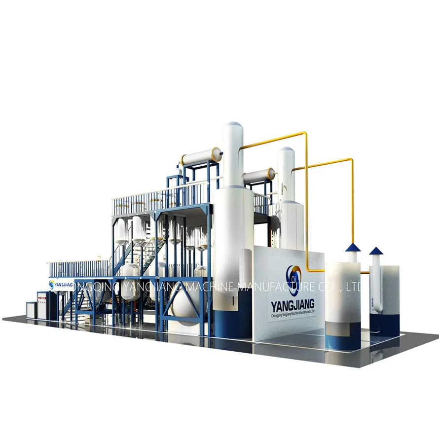No Pollution CE Certified Waste Oil Refinery Diesel Fuel Distiller