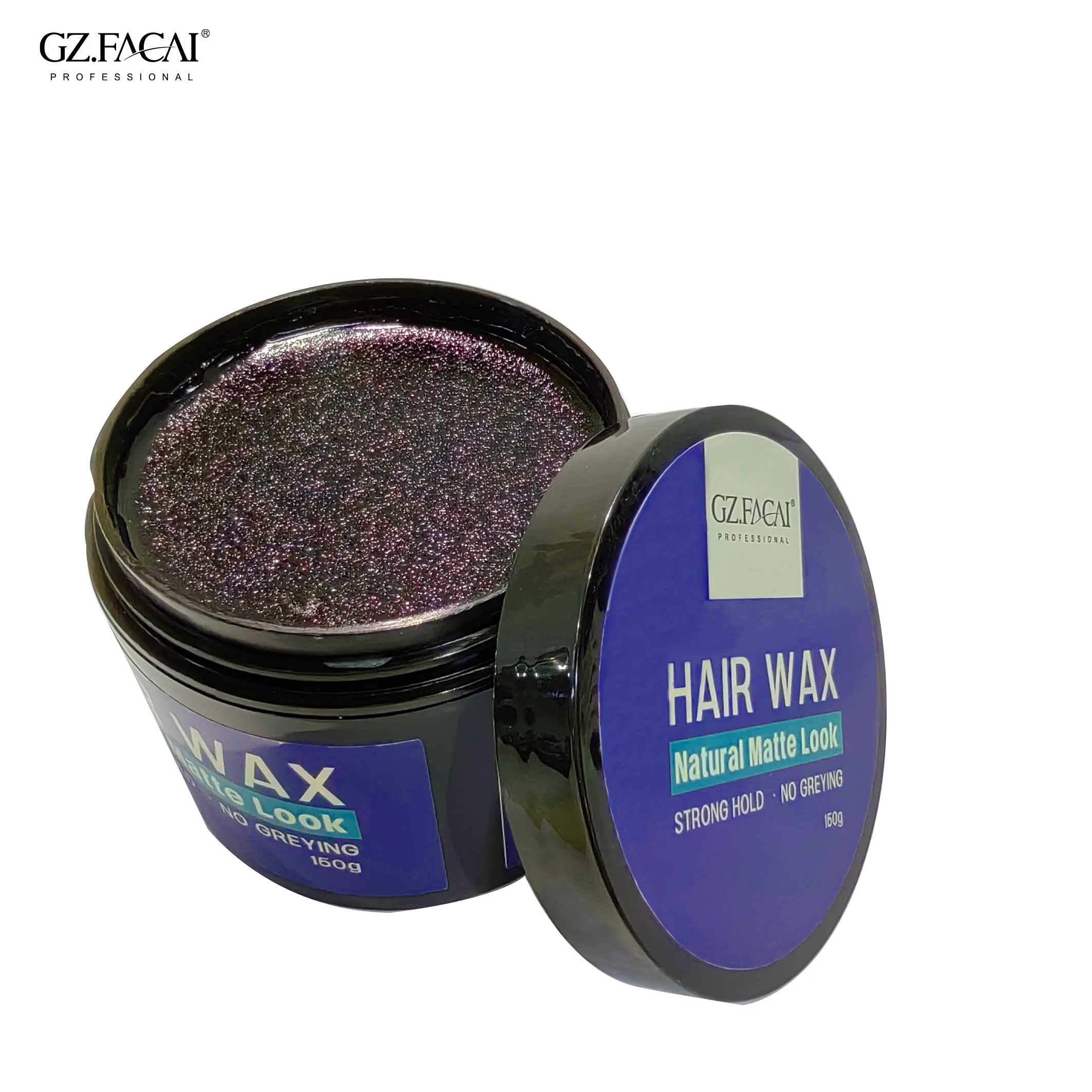 Low MOQ Private Label Alcohol Free Fashion Hair Best Fashion Clay Gel Pomade Men Styling Hair Wax For Hair 100g