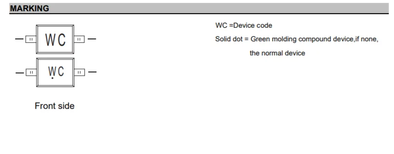 SMD  ESDBW5V0D3 SOT-323 Bi-direction ESD Protection TVS diode