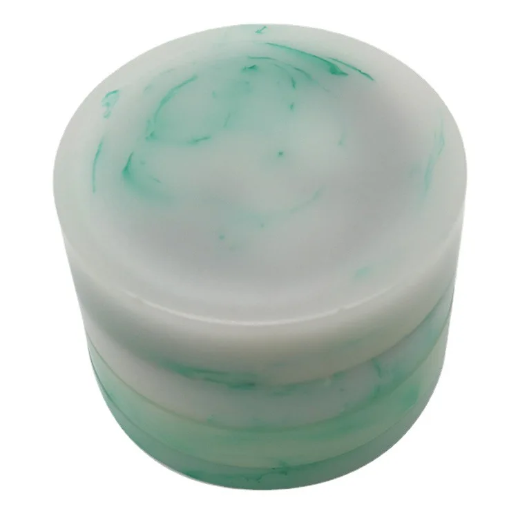 Flat 4 Layer Like Jade Design 61Mm Zinc Alloy Tobacco Grinder Smoking Tools Herb Grinder