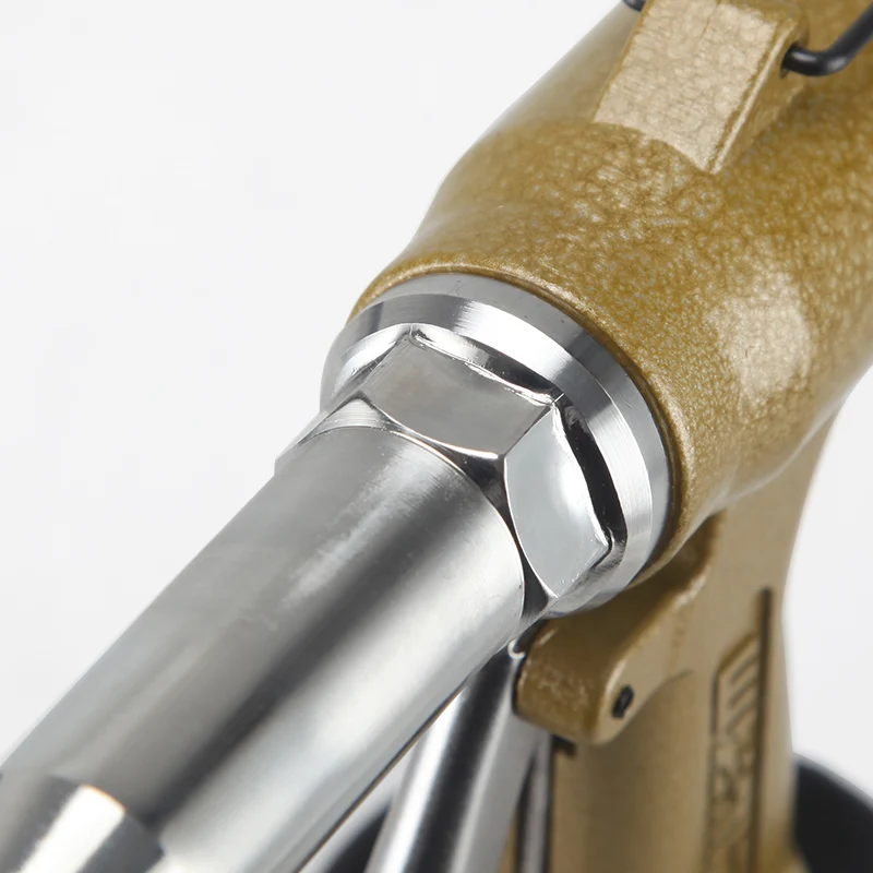 Gun type rotary pneumatic rivet nut tool gun