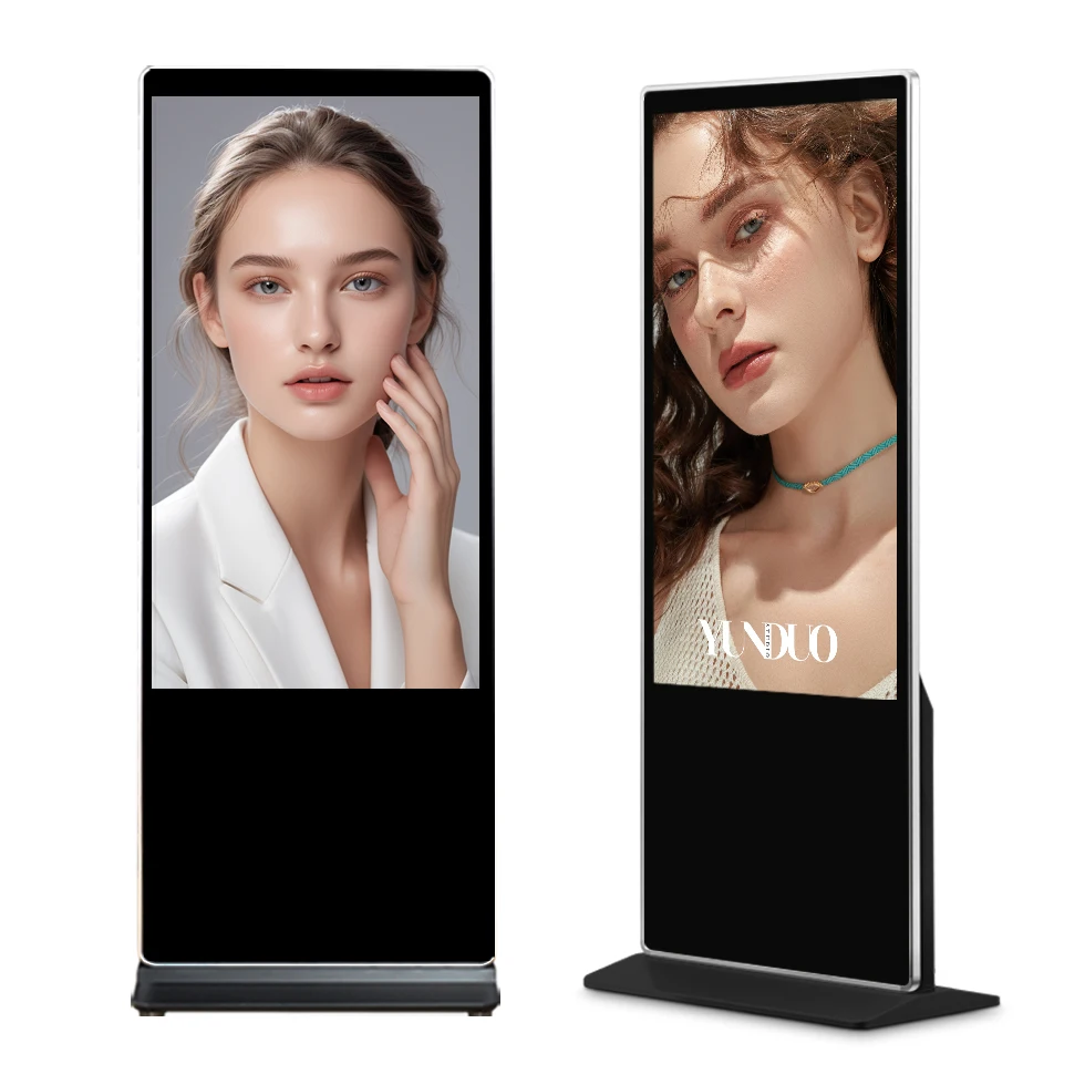 Hot-selling Vertical Electronic Advertising Machine Video Wall Panel Indoor Led Display Acrylic Skincare Monitor Thin
