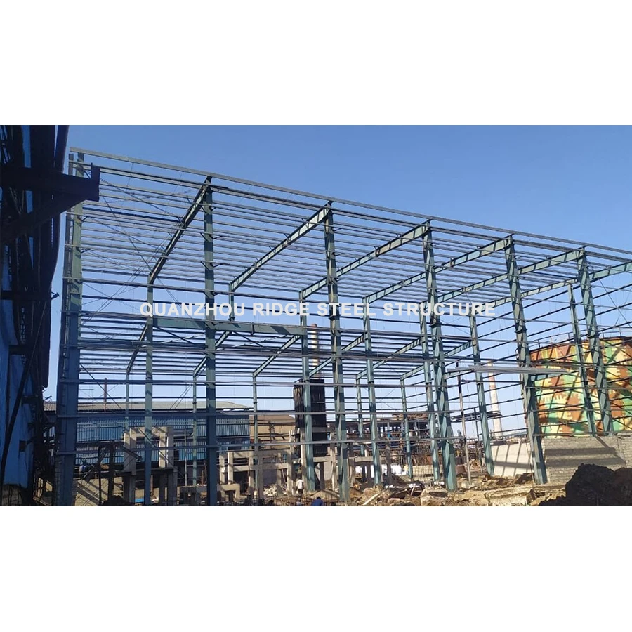 Metal Buildings Steel Structure Prefab House Warehouse  Metal Building Garage Storages Build with Carbon Steel Pipe