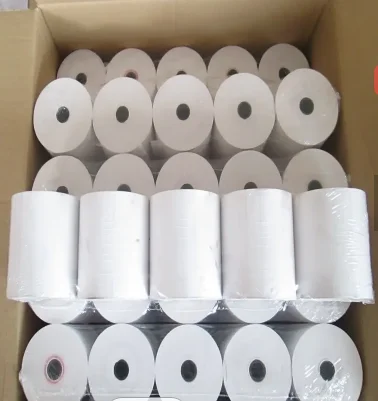 China Manufacturer Custom gram size roll thermal printer paper thermal paper roll 80x80mm POS Printer Receipt Roll