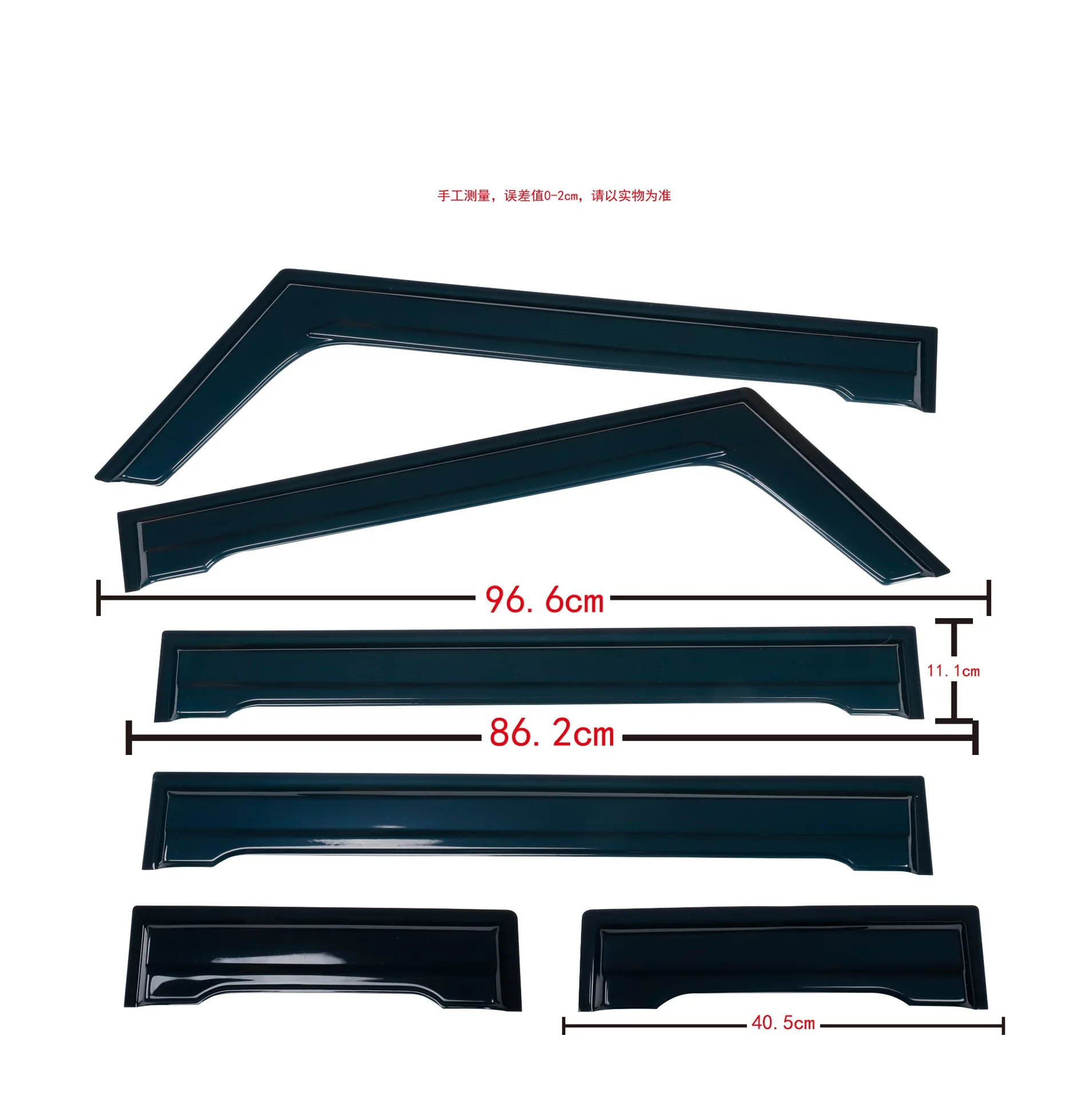 TELLIKA jimny accessories black Rain Guard Weather Shield Car Side Window Visor For Suzuki jimny 2023 2024 5 door