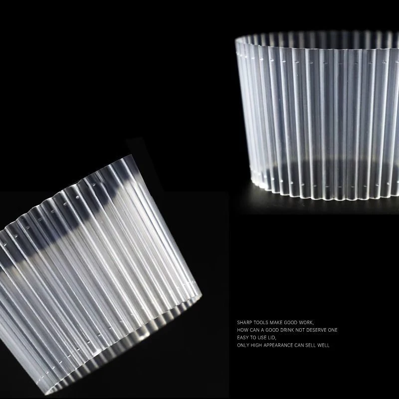 Disposable Plastic Cup Sleeve Non-Slip Insulation with Enhanced Appearance PP Material