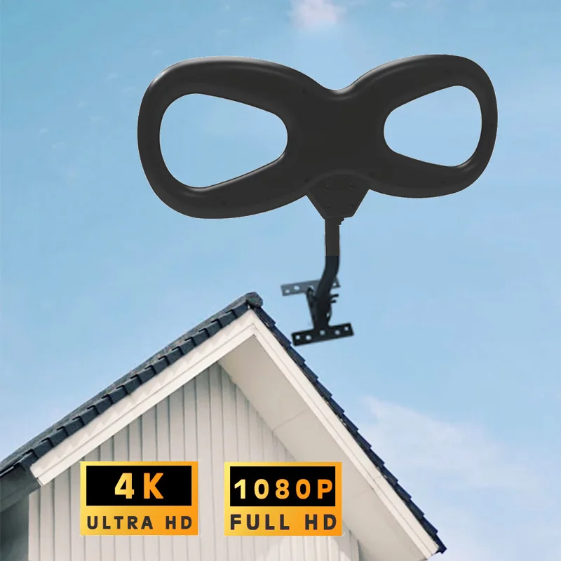 Large Size High Gain Outdoor TV Antenna High Quality 4K 1080P Digital Antenna for Smart TV Free Broadcast TV Channels