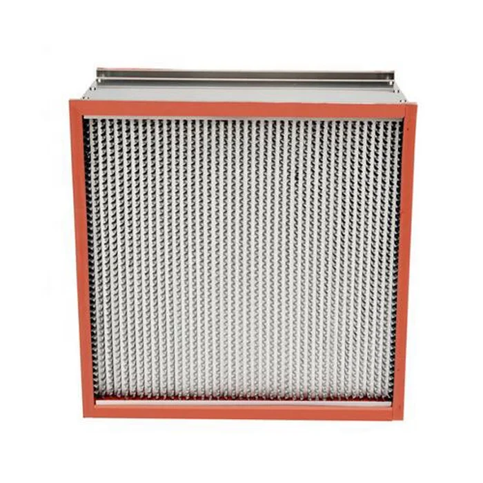 Low resistance hepa filter h14 610x610x68 mm laminar flow h12 hepa filter