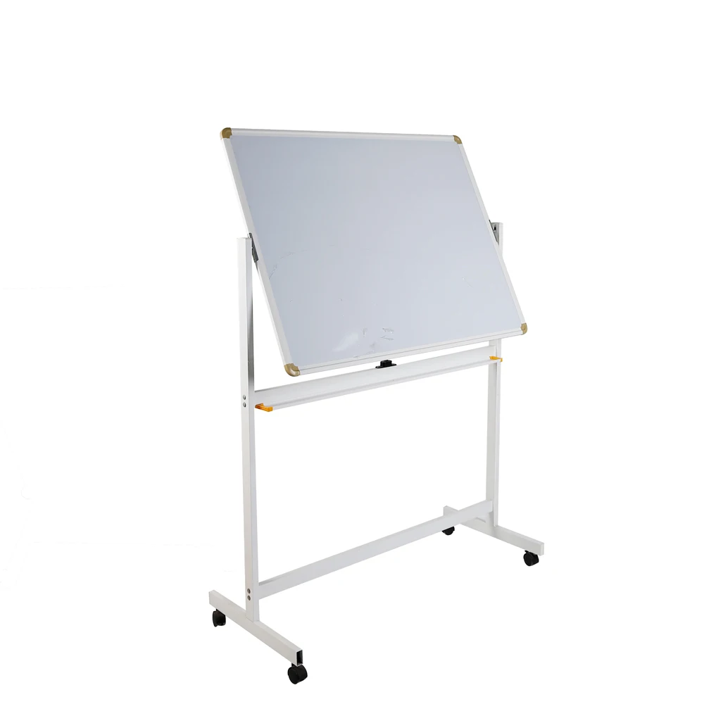 YDB-001 120*240cm Movable Whiteboard With Stand double Side Magnetic on