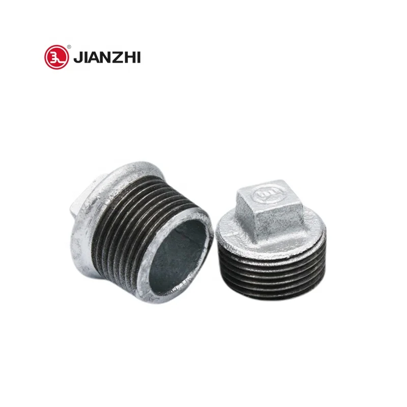plumbing materials galvanized cast iron pipe fittings pipe connectors gi fittings pipe plug
