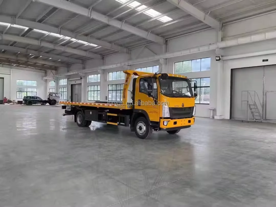 Китай новый автомобиль специального назначения 4*2 сломанный прицеп бортовой эвакуационный грузовик