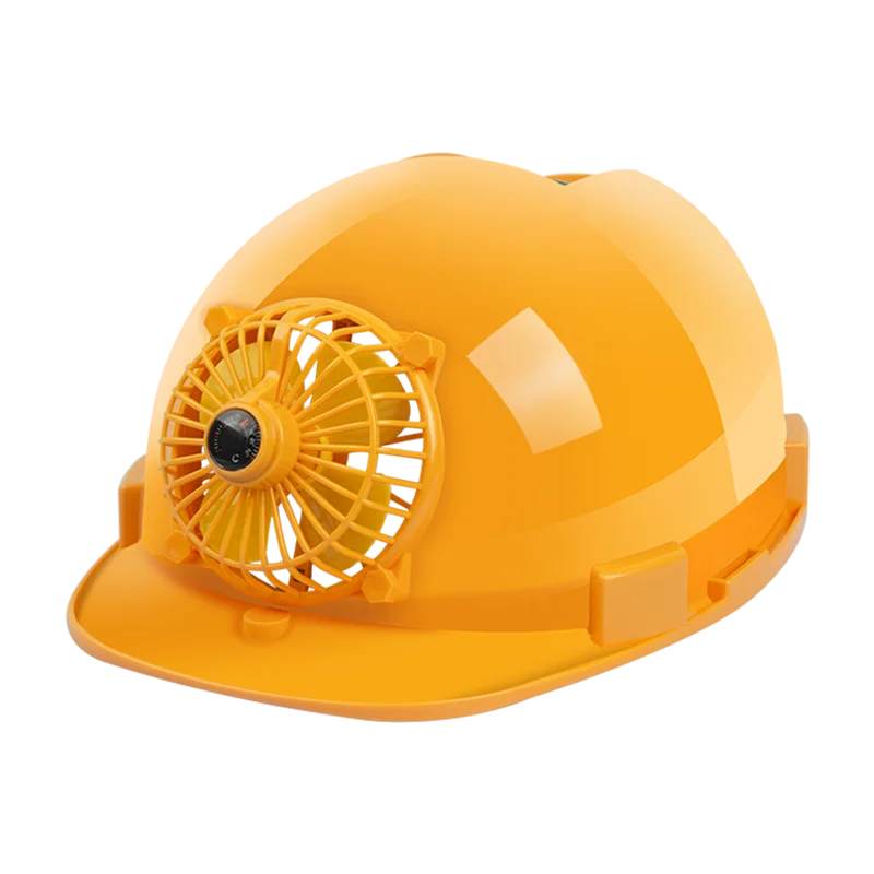 Safety Helmet Hard Hat Multi Purpose Solar Fan Helmet with Construction Site Sunscreen Breathable Helmet for Outdoor Protective