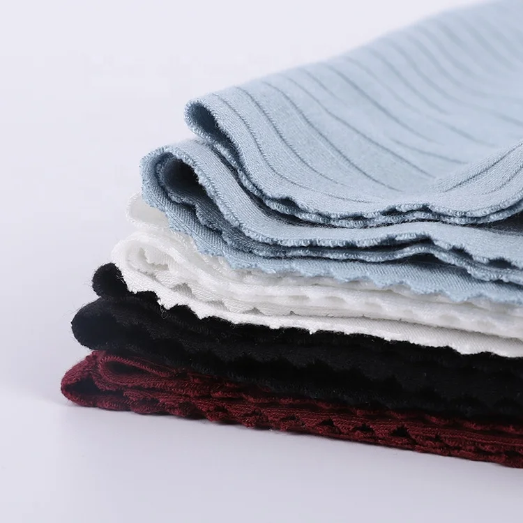 
Wholesale customized white black color Absorb water smooth drop needle fabric 