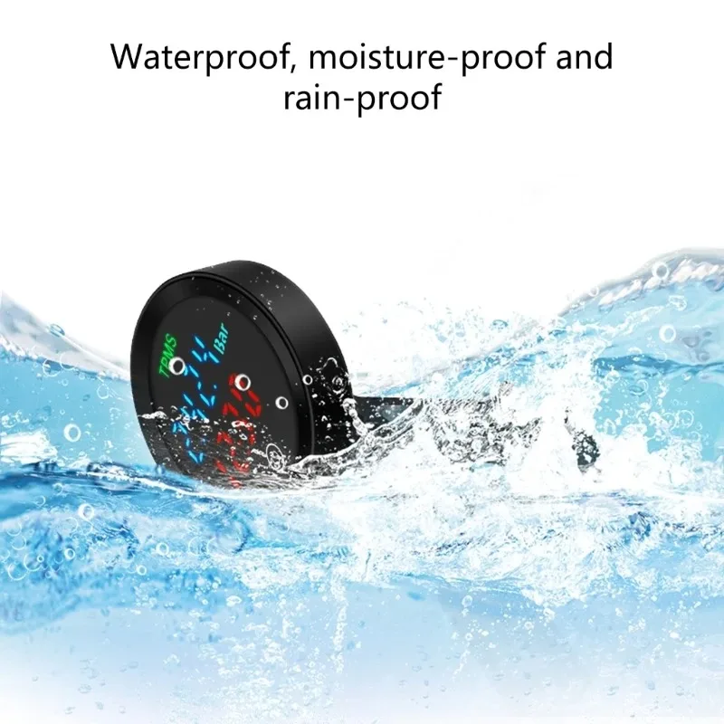 Lancol New Generation TPMS Motorcycle Battery Monitoring System IP67 External Sensor Tire Pressure Monitor