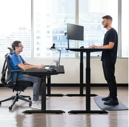 Motor driven lifting desk adjustable height for standing office