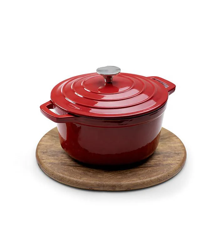 High-Class Non Stick Dutch Oven Cast Iron Pot Round Shape Casserole Set Cookware Enamel Casserole Dish