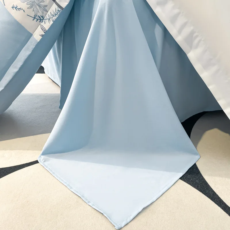 New Designs Bedsheet Sets Washing cotton High quality Duvet cover bedsheet set Printed embroidery Bedding Set Factory Price