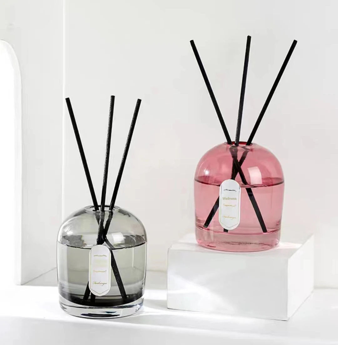 Wholesale Customized Home Decor Luxury Air Freshener Perfume Reed Diffuser Gift Set For Women With Glass Bottle And Gift Box