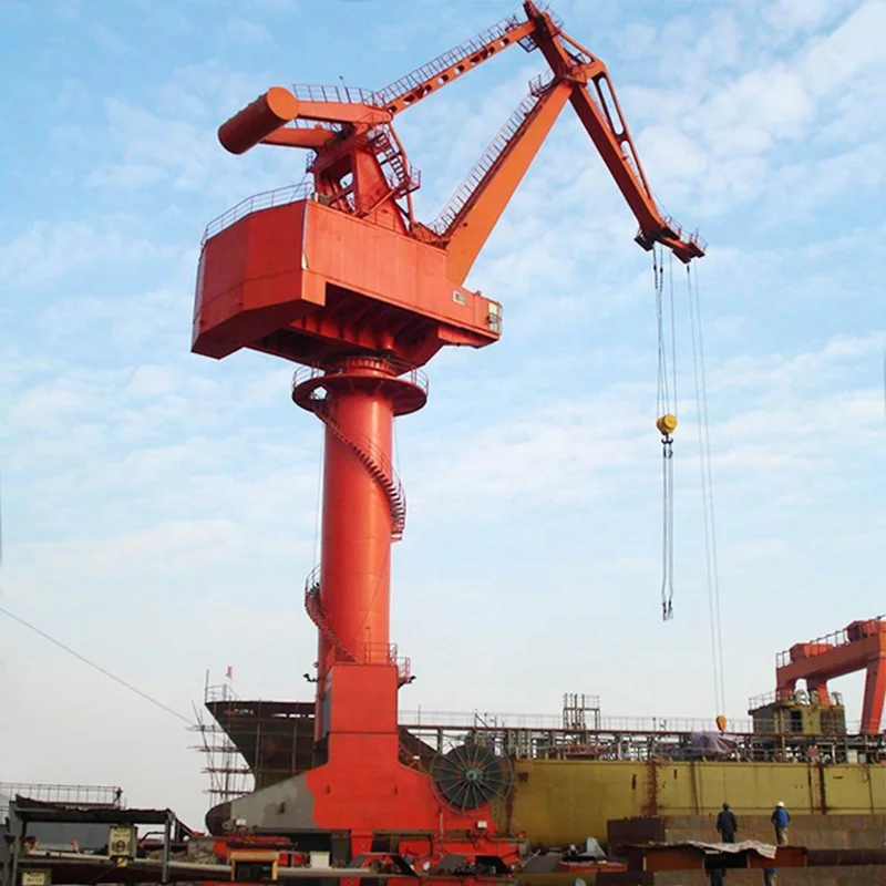300 tons fourlink gantry jetty crane for sale mobile harbour portal crane level luffing crane
