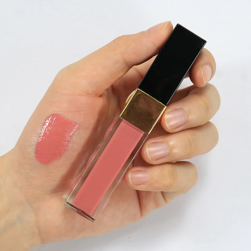 Free Sample High Pigment Lip Gloss Plumping Customized Logo Vegan Private Label Cosmetic Vendors Lip Gloss Matte Liquid Lipstick