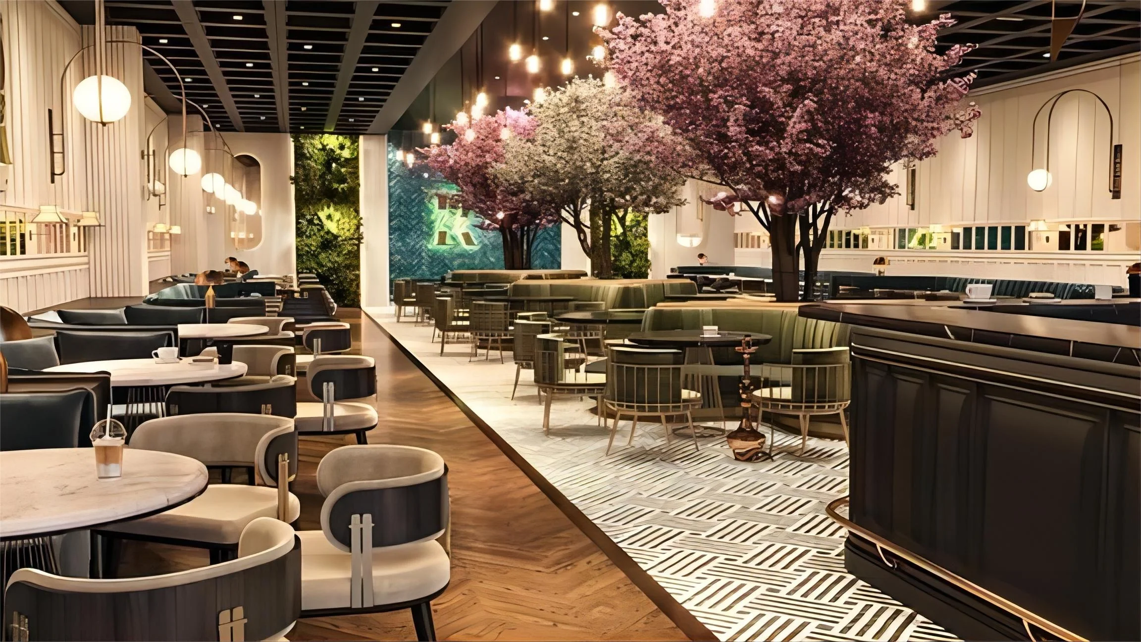 high quality modern restaurant furniture set velvet booth sofa dinning table and chair set for restaurant and bars wood