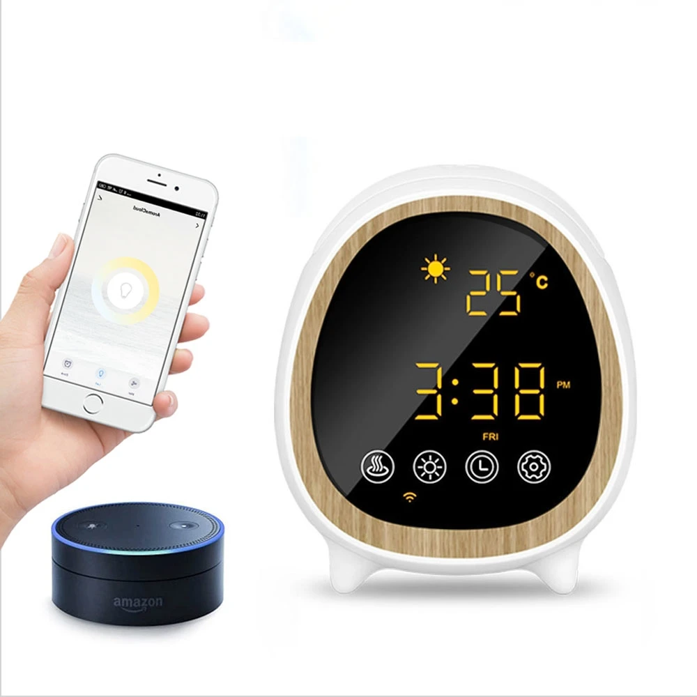 Умные аромадиффузоры с Wi-Fi и голосовым управлением сенсорным экраном Alexa Google assistant диффузор эфирного