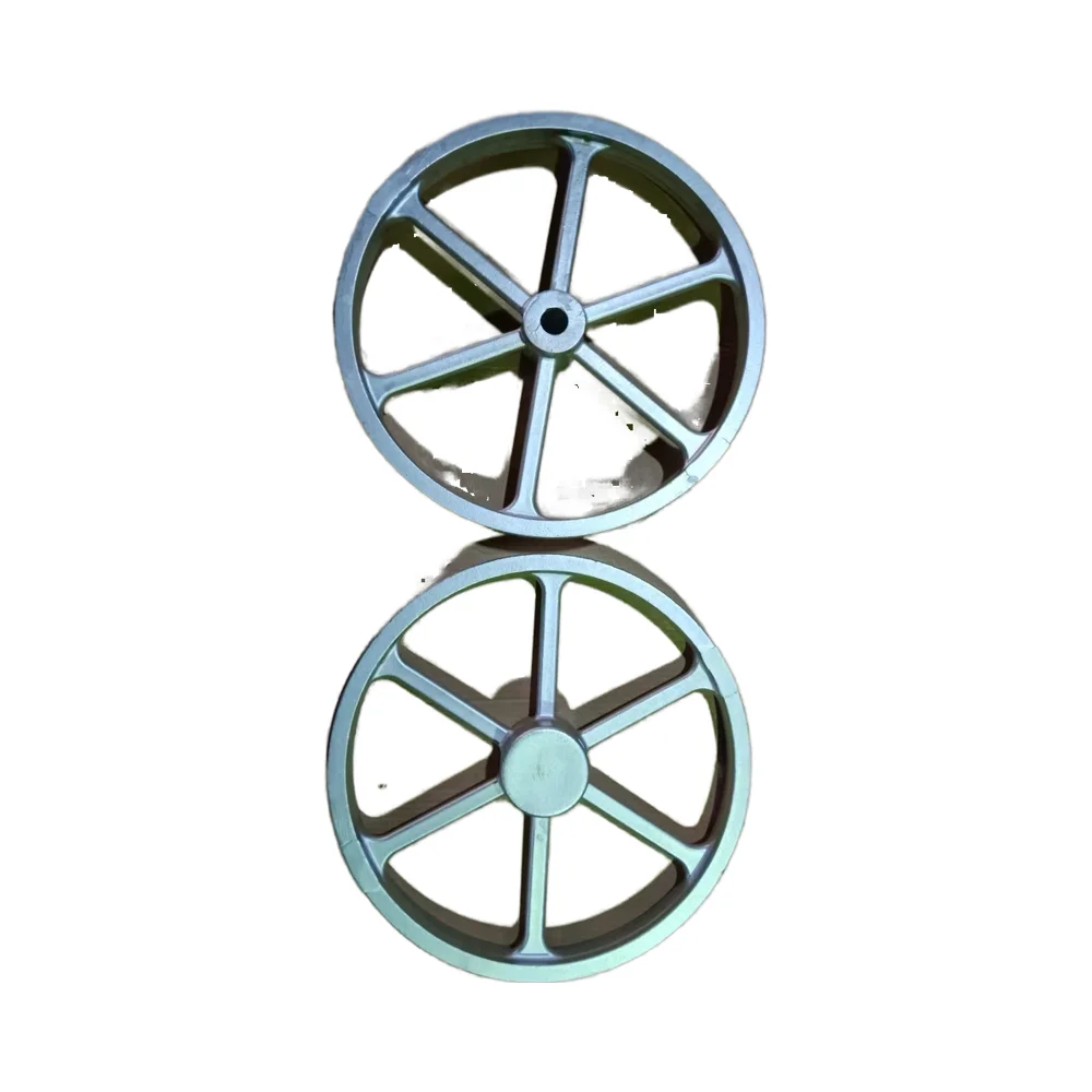 Customized Logo Flywheel Pulley Premium Quality Bulk Grey Ductile Iron Casting Belt Pulley Wheels steel casting service