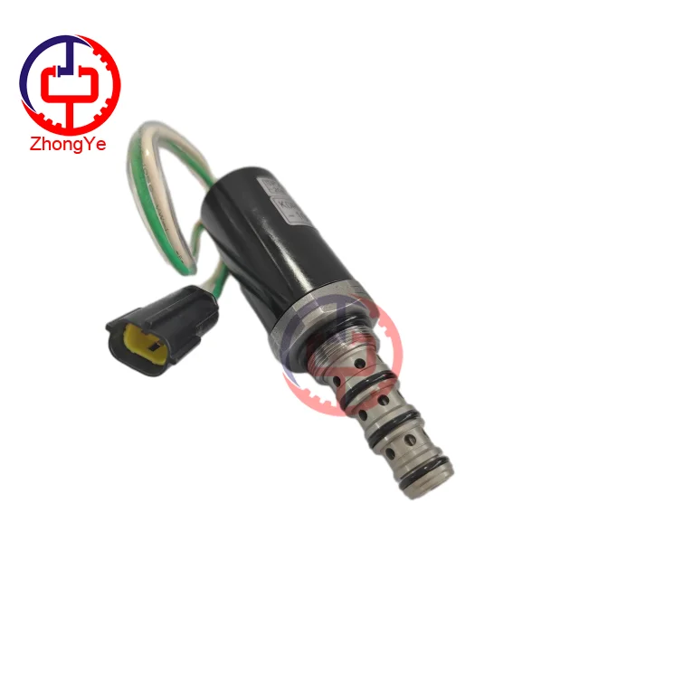 Excavator Hydraulic Main Pump Parts Solenoid Valve Model KDRDE5K-20 P/N-40C07-109-T Fit For R215-7 R225-7 R305-7