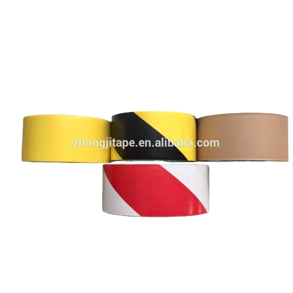 zhongji hot-selling pvc barricade adhesive tape with variety size