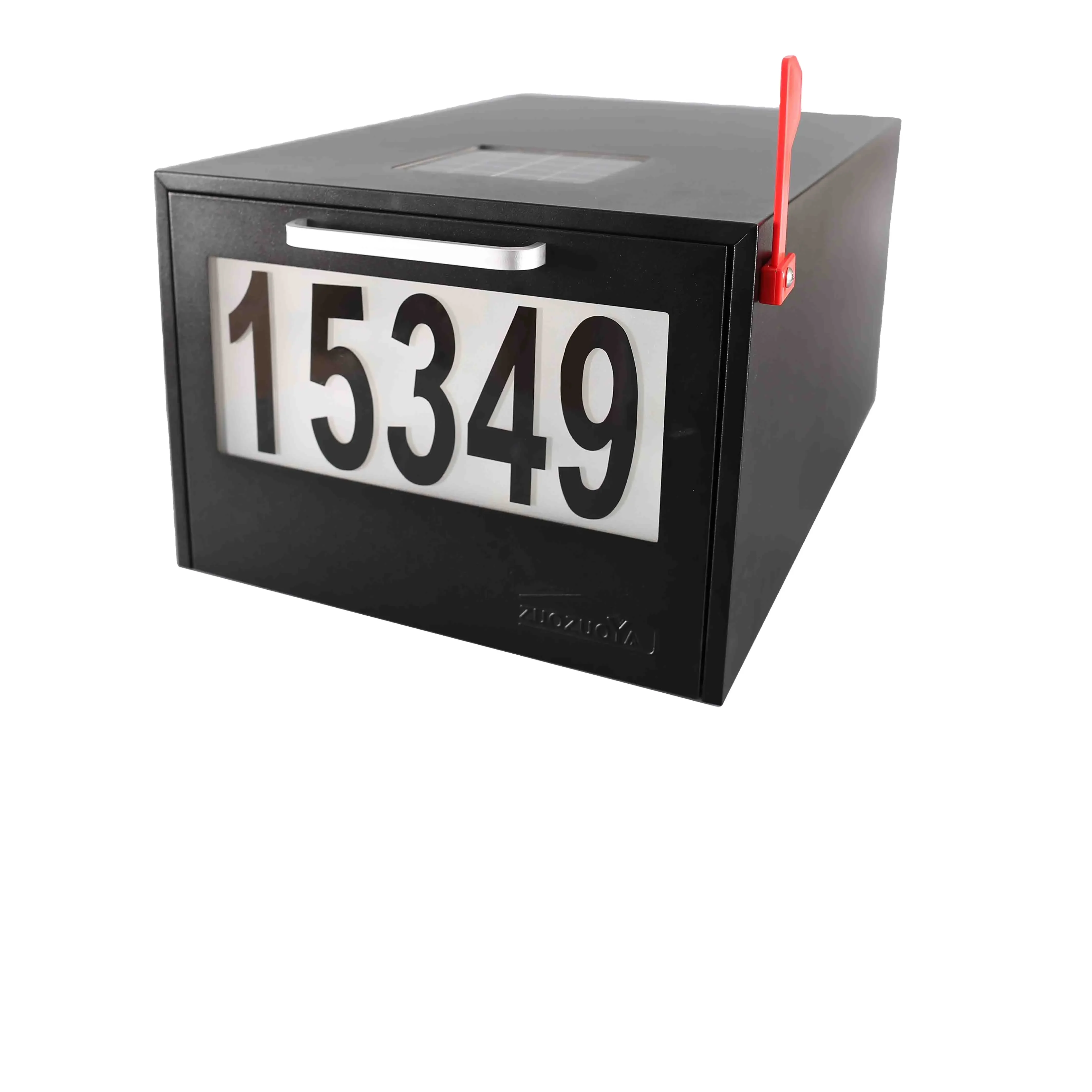 Hot sales Parcel drop box for package mail box metal outdoor with pedestal for sale post mount mailbox
